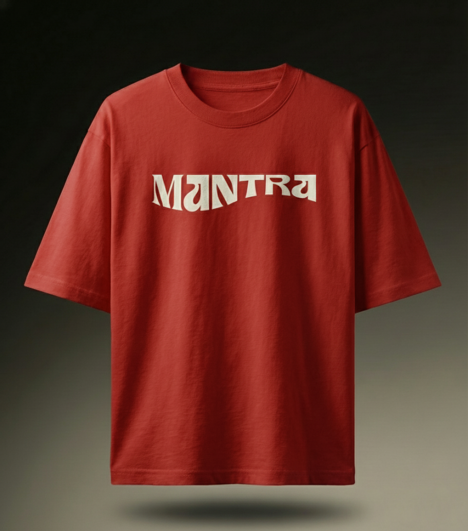 "Mantra" Zen Master Oversized Tee