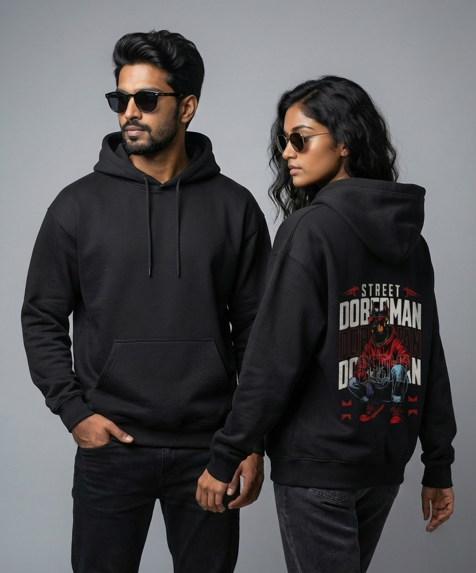 "Street Doberman" Heavyweight Hoodie