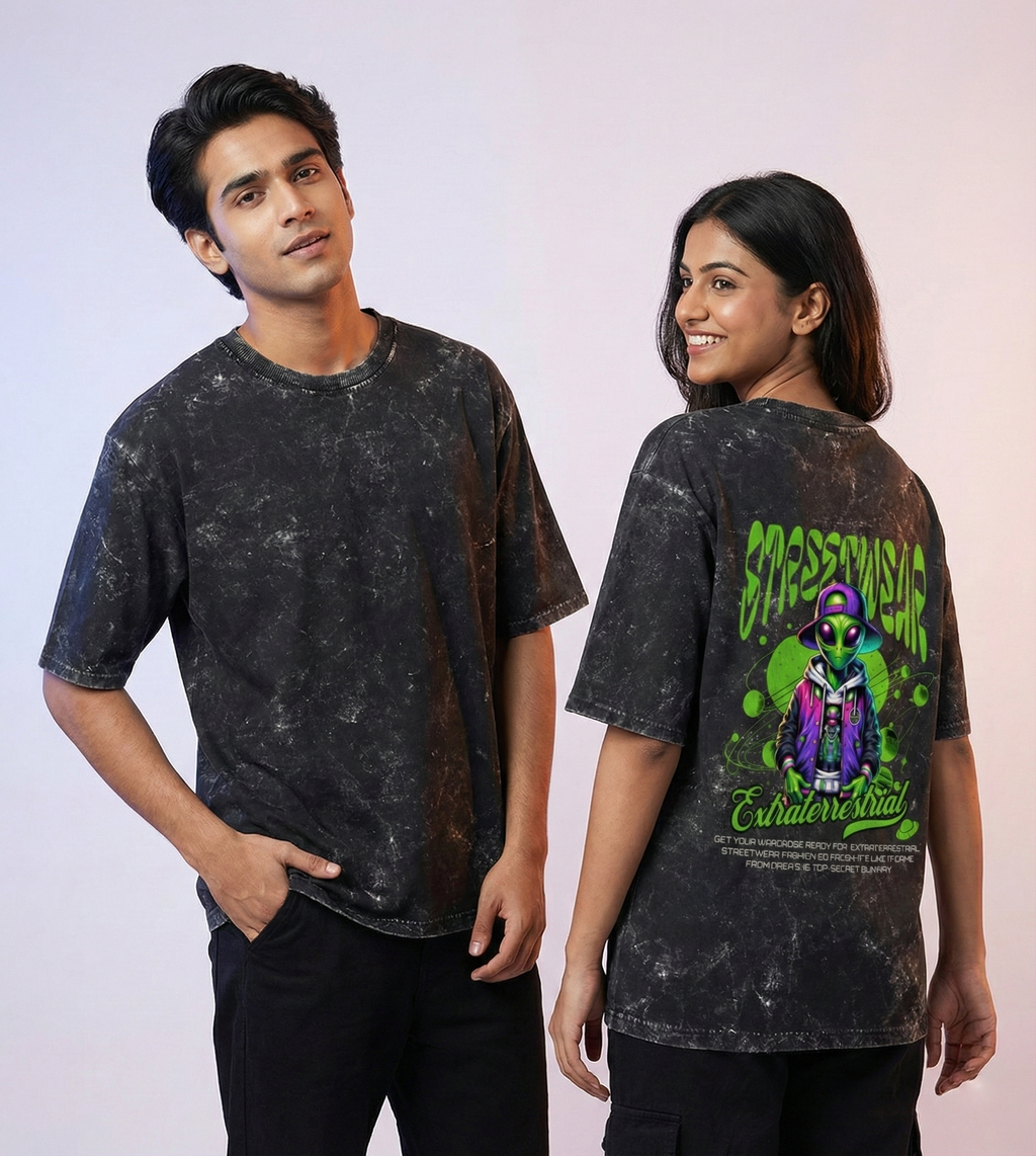 Extraterrestrial Streetwear Alien Wash Tee