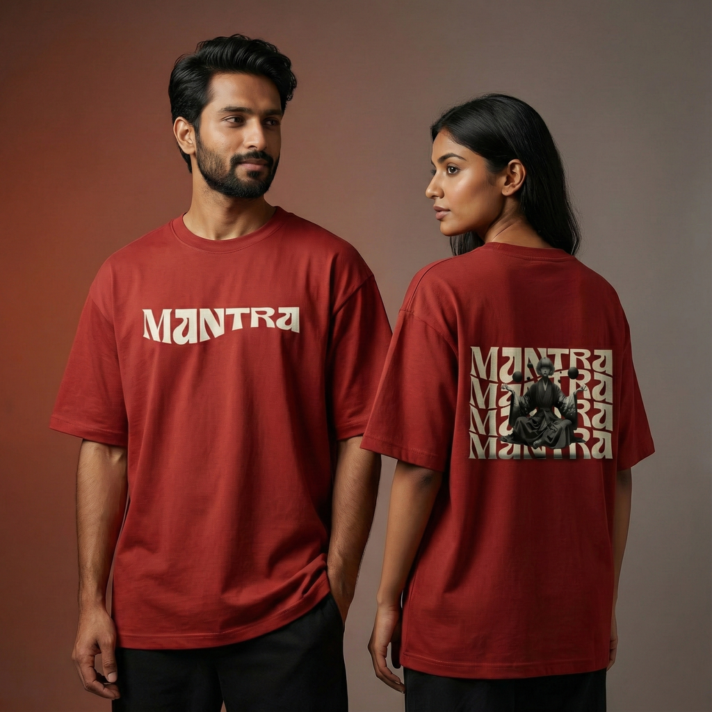 "Mantra" Zen Master Oversized Tee