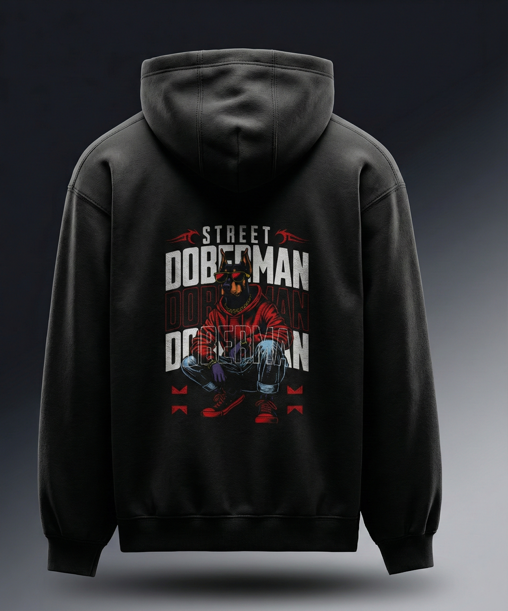 "Street Doberman" Heavyweight Hoodie