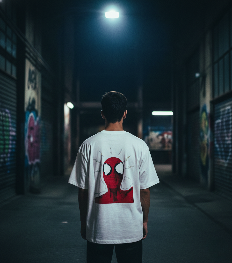 Spiderman Unisex Oversized Standard T-Shirt